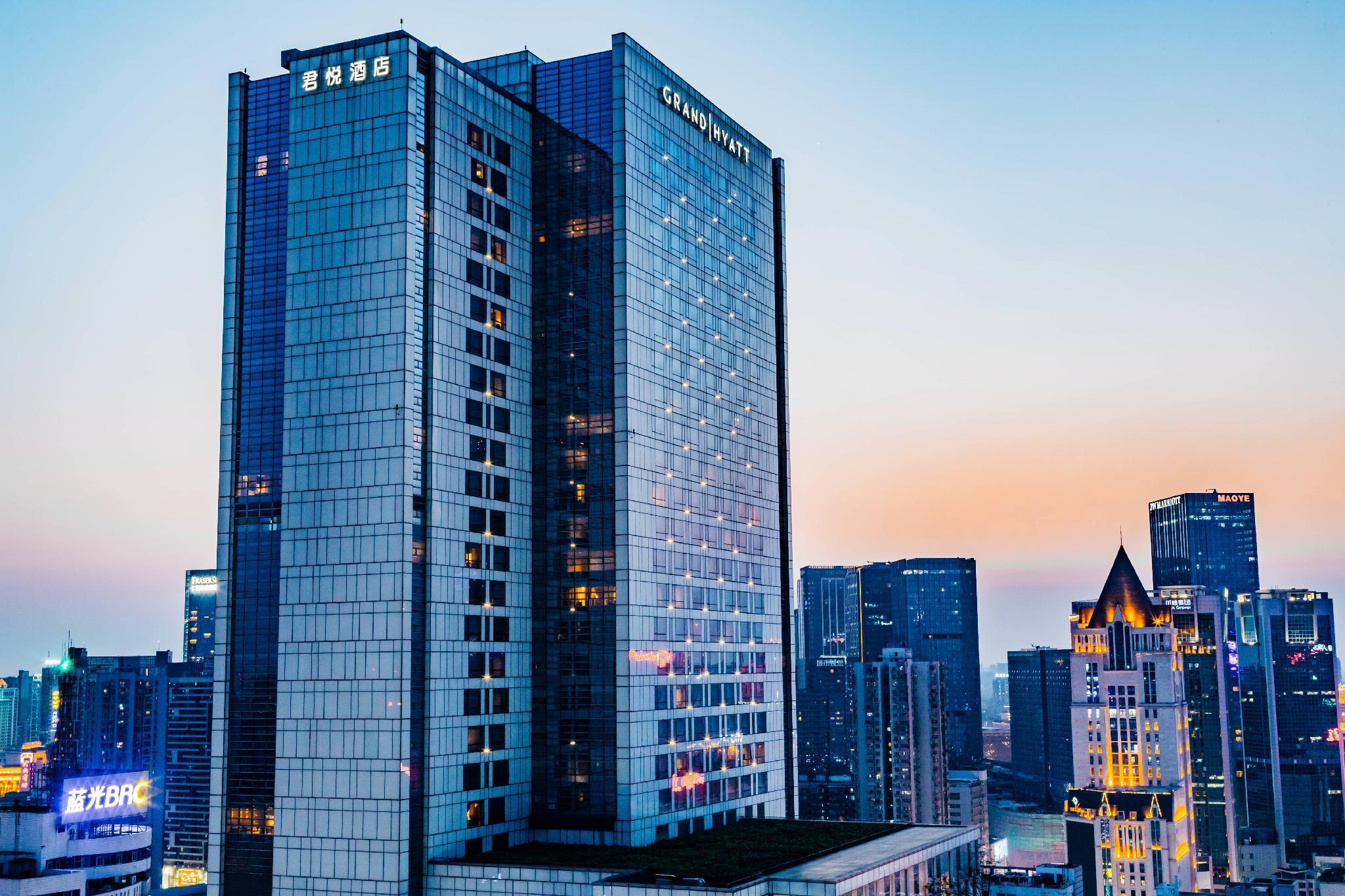 Hotel Grand Hyatt Chengdú Exterior foto